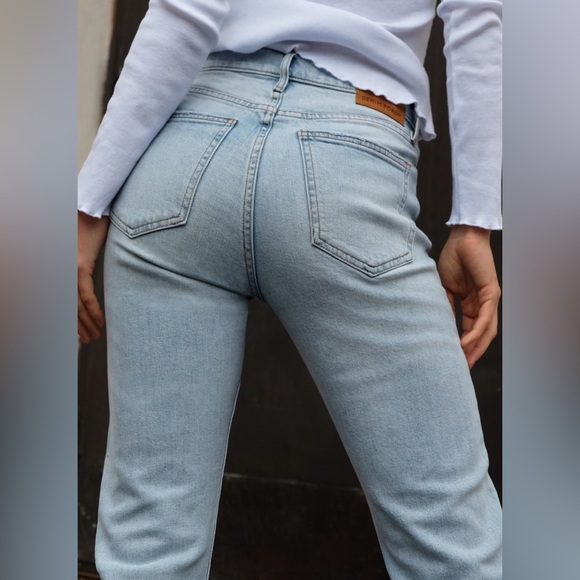 Aritzia Denim Forum The Yoko High-Rise Slim Tequila A-Go-Go Size 27 NWT - Picture 7 of 7
